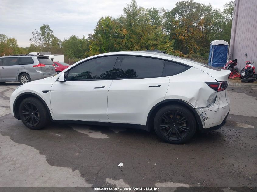 2020 Tesla Model Y Long Range Dual Motor All-Wheel Drive VIN: 5YJYGDEE2LF055808 Lot: 40334307