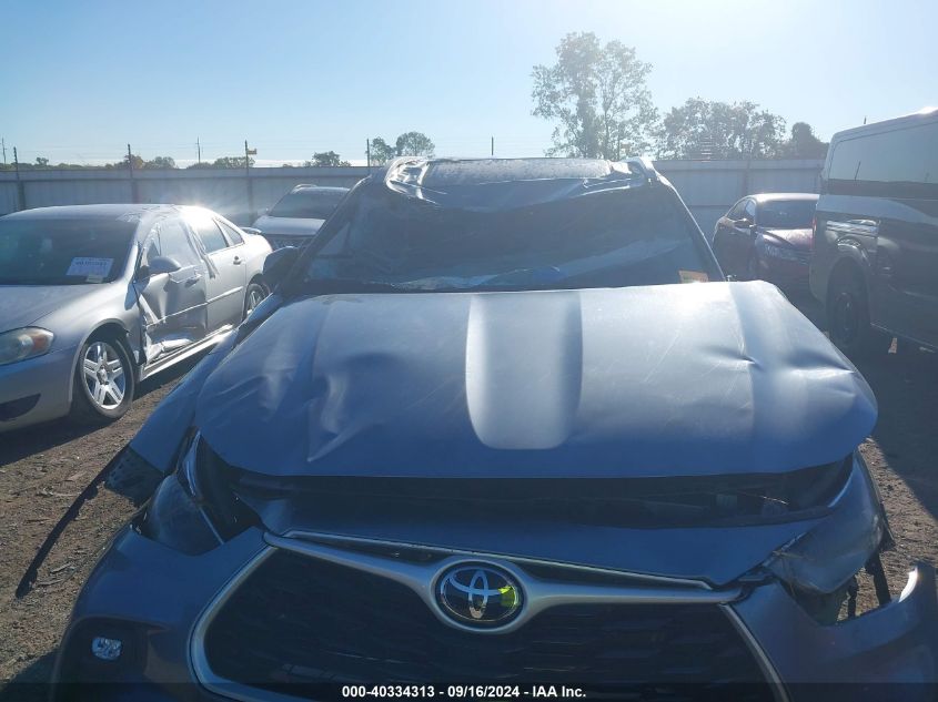 2022 Toyota Highlander Xle VIN: 5TDGZRAH8NS119173 Lot: 40334313