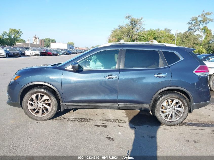 2015 Nissan Rogue Sl VIN: 5N1AT2MV6FC897339 Lot: 40334340