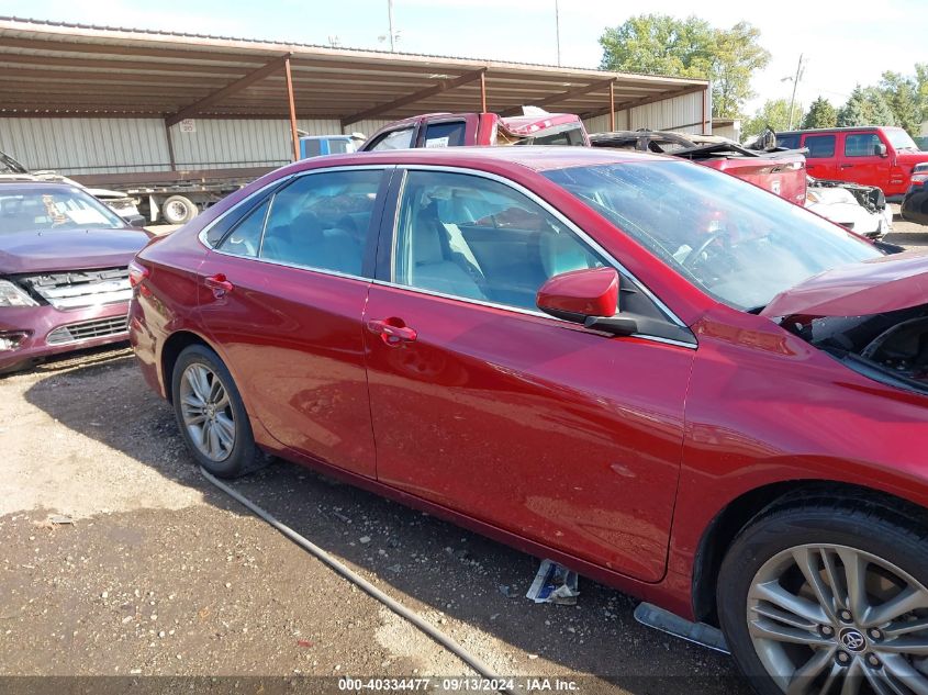 2016 Toyota Camry Se VIN: 4T1BF1FK3GU549700 Lot: 40334477