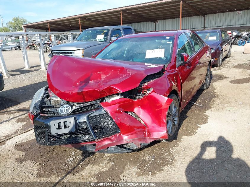 2016 Toyota Camry Se VIN: 4T1BF1FK3GU549700 Lot: 40334477