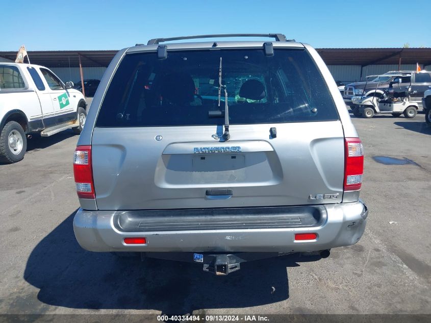 2001 Nissan Pathfinder Le VIN: JN8DR09Y41W606467 Lot: 40334494