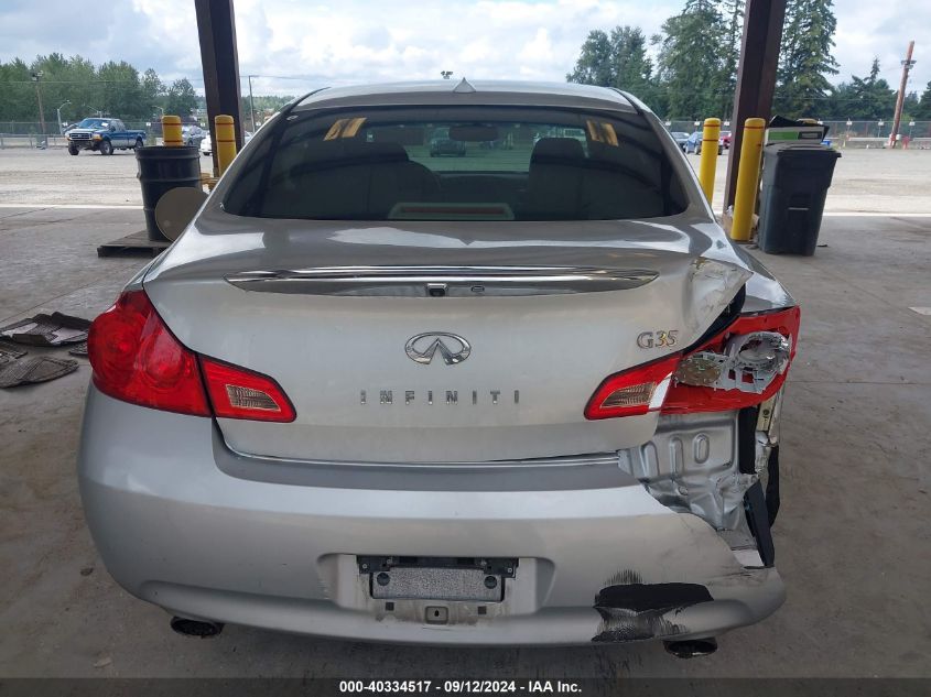 2008 Infiniti G35 Journey VIN: JNKBV61E28M217284 Lot: 40334517