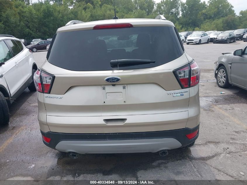 2017 Ford Escape Titanium VIN: 1FMCU9JD3HUC70749 Lot: 40334548