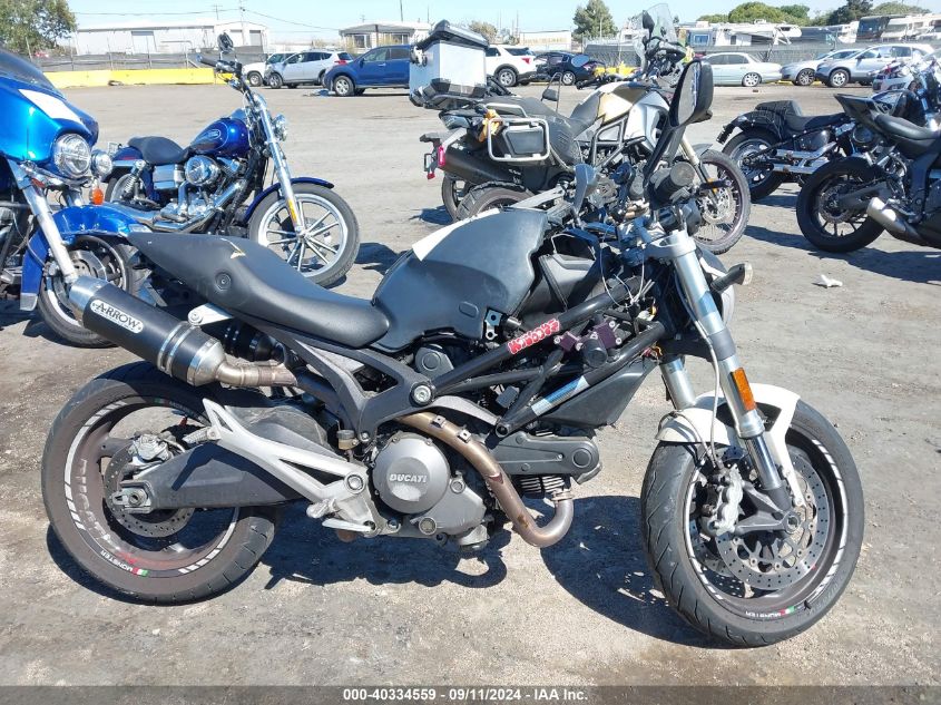 2009 Ducati Monster 696 VIN: ZDM1RADNX9B010529 Lot: 40334559