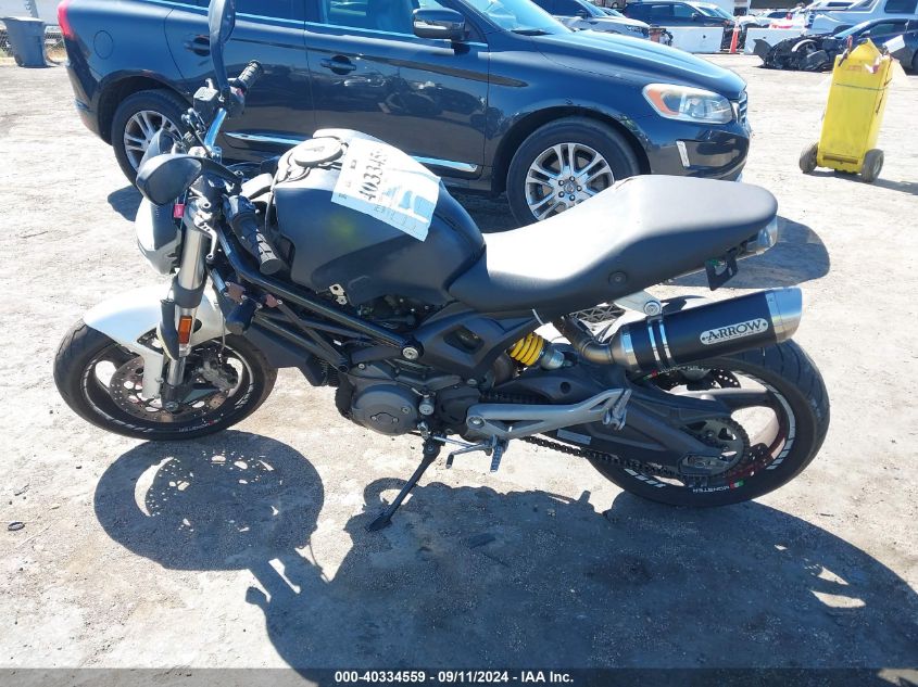 2009 Ducati Monster 696 VIN: ZDM1RADNX9B010529 Lot: 40334559