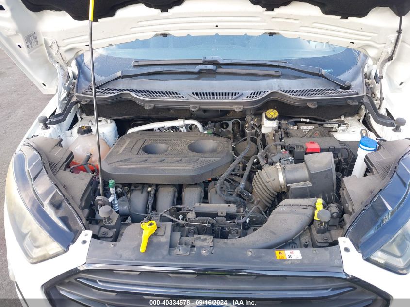 VIN MAJ6S3JL4KC255028 2019 FORD ECOSPORT SES