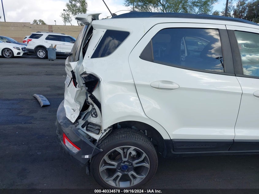 VIN MAJ6S3JL4KC255028 2019 FORD ECOSPORT SES