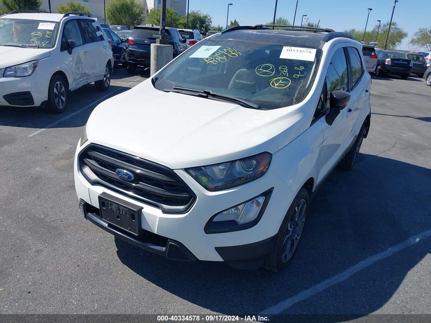 VIN MAJ6S3JL4KC255028 2019 FORD ECOSPORT SES