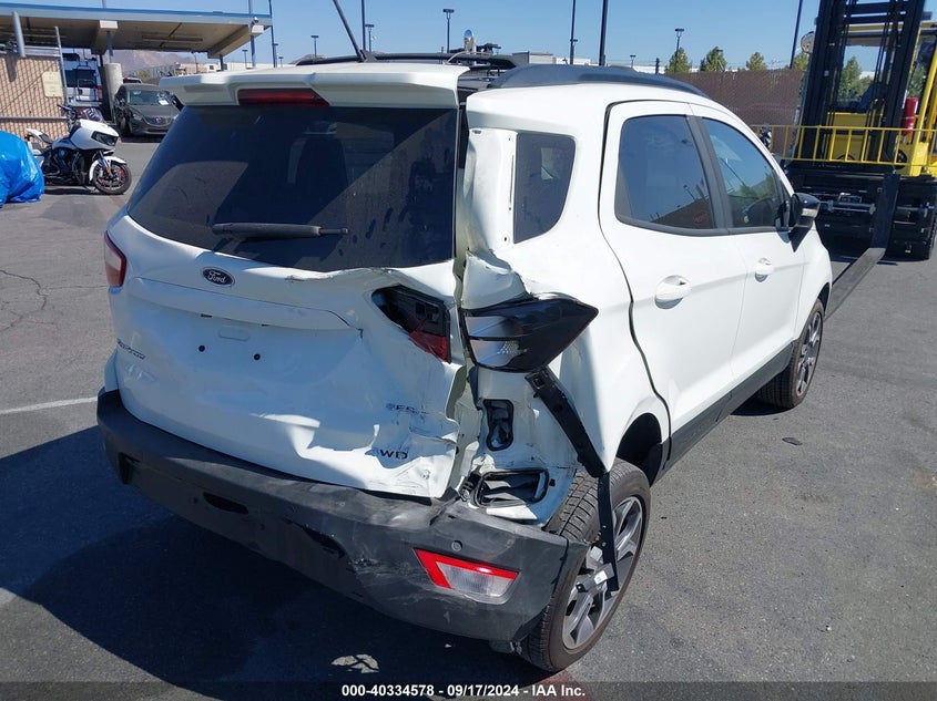 VIN MAJ6S3JL4KC255028 2019 FORD ECOSPORT SES