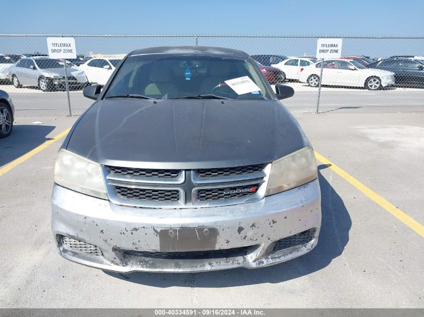 1C3CDZAB0DN650904 2013 Dodge Avenger Se