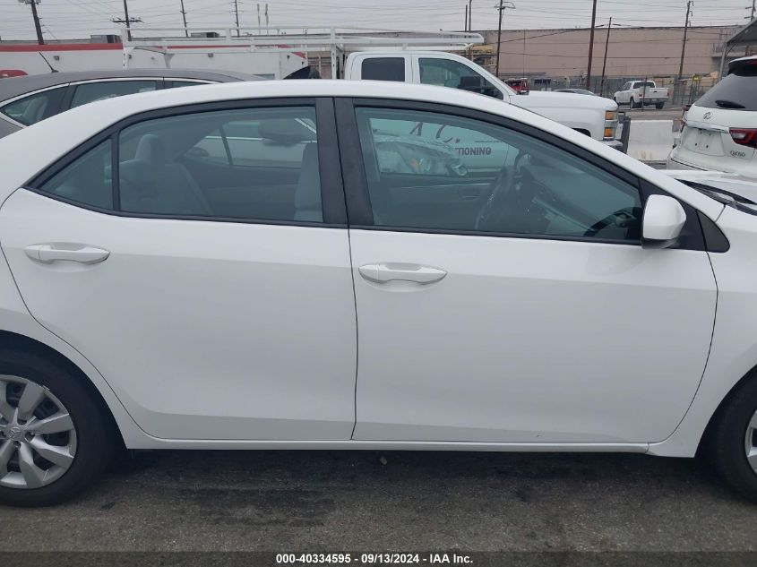 2015 TOYOTA COROLLA LE - 5YFBURHE4FP180373