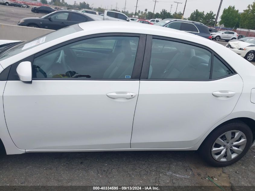 2015 TOYOTA COROLLA LE - 5YFBURHE4FP180373