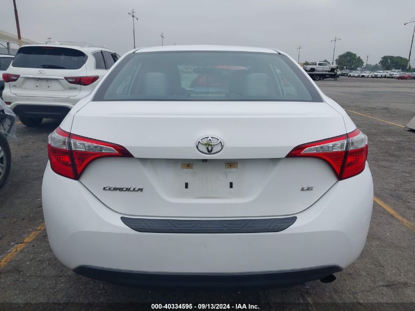 2015 TOYOTA COROLLA LE - 5YFBURHE4FP180373