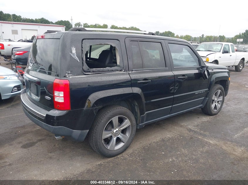 2016 JEEP PATRIOT HIGH ALTITUDE EDITION - 1C4NJPFA4GD710727