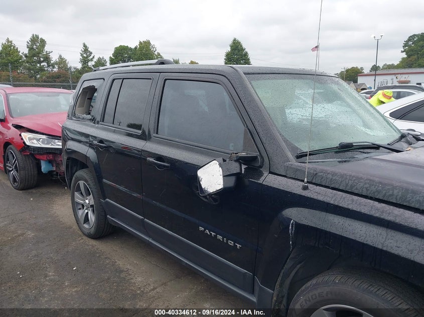 2016 JEEP PATRIOT HIGH ALTITUDE EDITION - 1C4NJPFA4GD710727