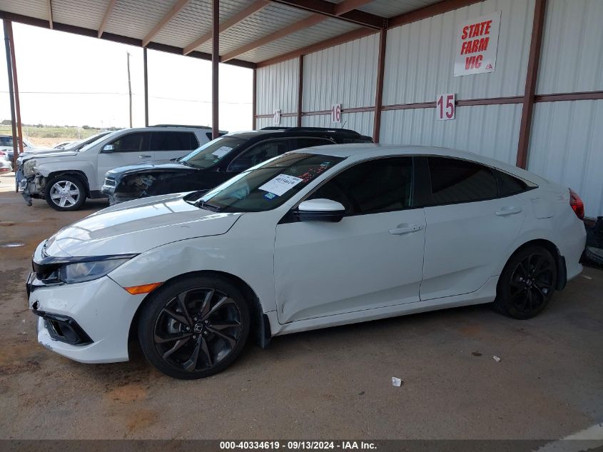 2019 Honda Civic Sport VIN: 19XFC2F80KE050868 Lot: 40334619