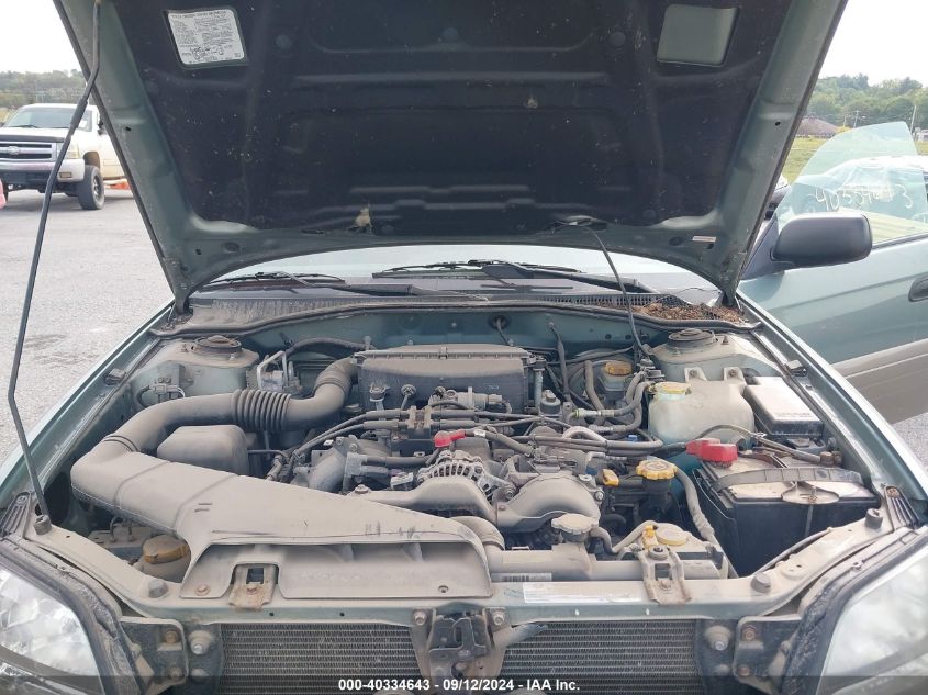 2004 Subaru Legacy Outback Awp VIN: 4S3BH675147604658 Lot: 40334643