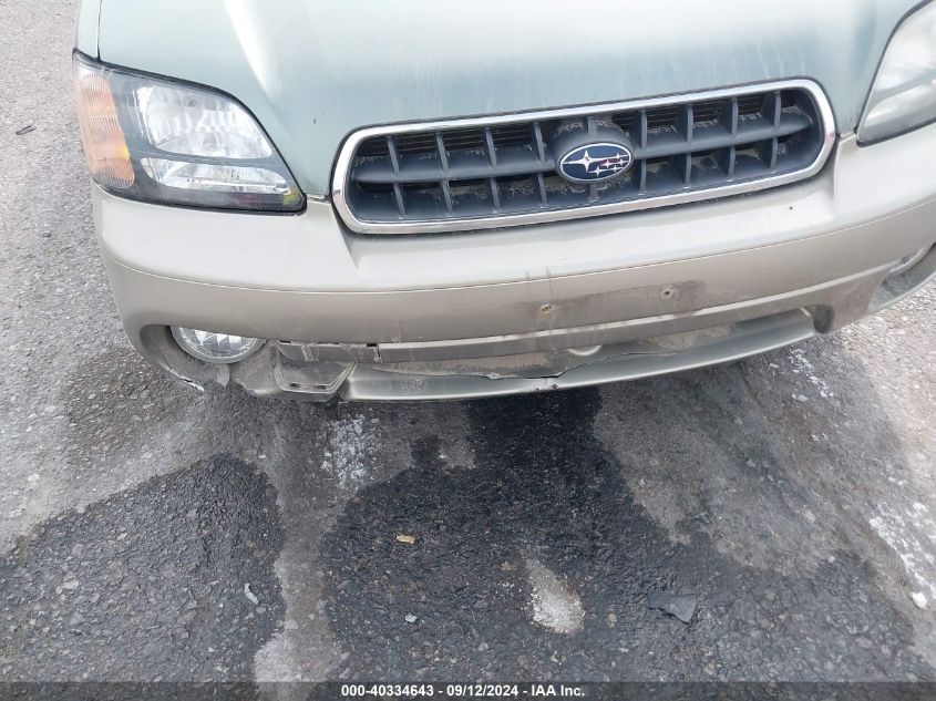 2004 Subaru Legacy Outback Awp VIN: 4S3BH675147604658 Lot: 40334643