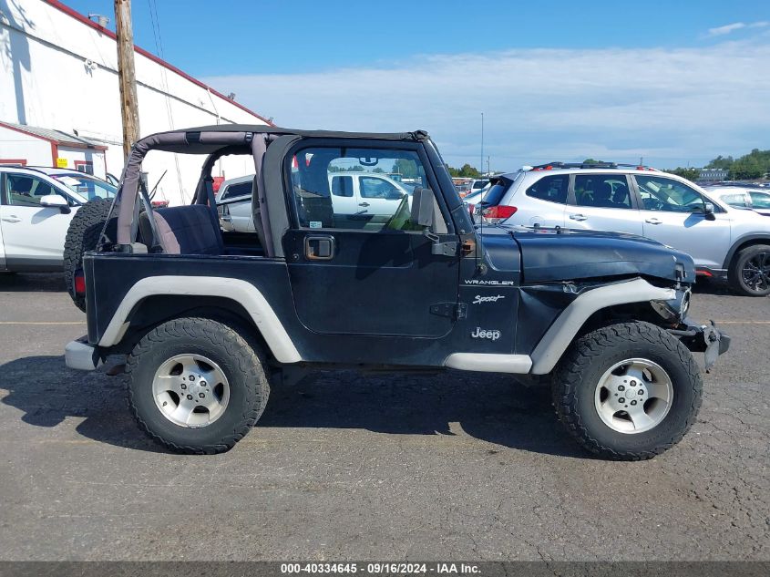 2002 Jeep Wrangler Sport VIN: 1J4FA49S22P708693 Lot: 40334645