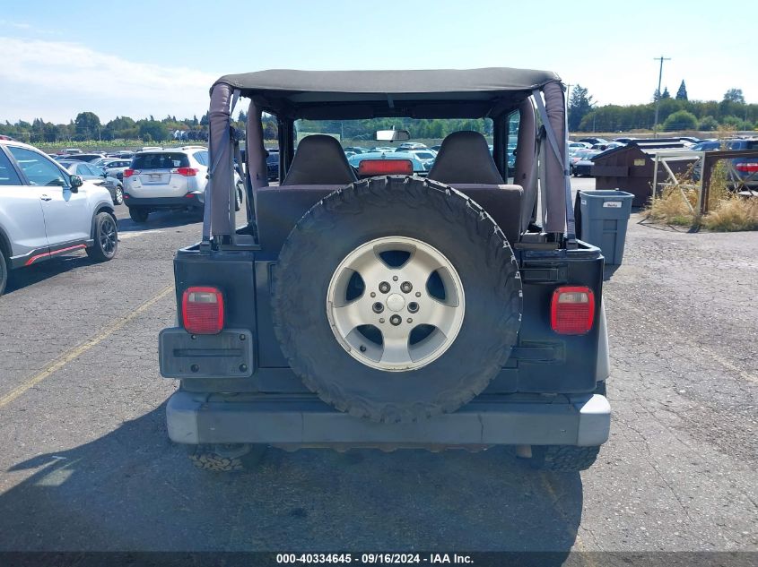 2002 Jeep Wrangler Sport VIN: 1J4FA49S22P708693 Lot: 40334645