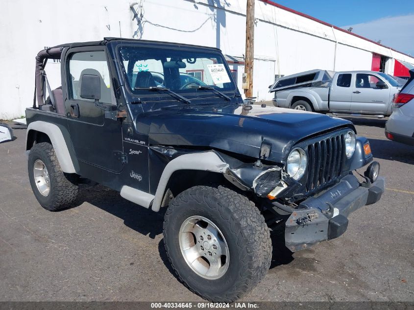 2002 Jeep Wrangler Sport VIN: 1J4FA49S22P708693 Lot: 40334645