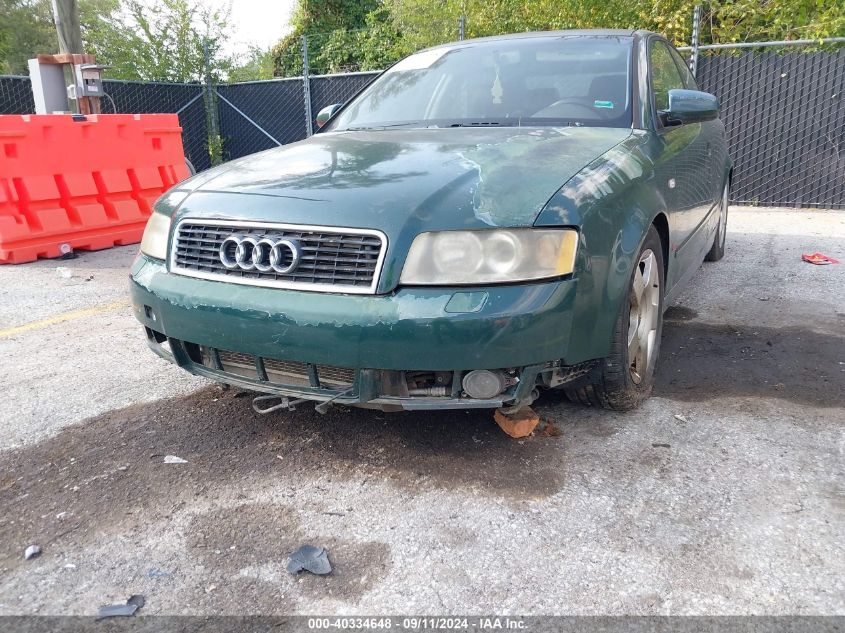 WAUJC68E82A308249 2002 Audi A4 1.8T