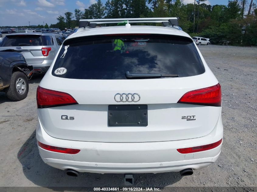 2014 Audi Q5 2.0T Premium VIN: WA1LFAFP6EA039242 Lot: 40334661