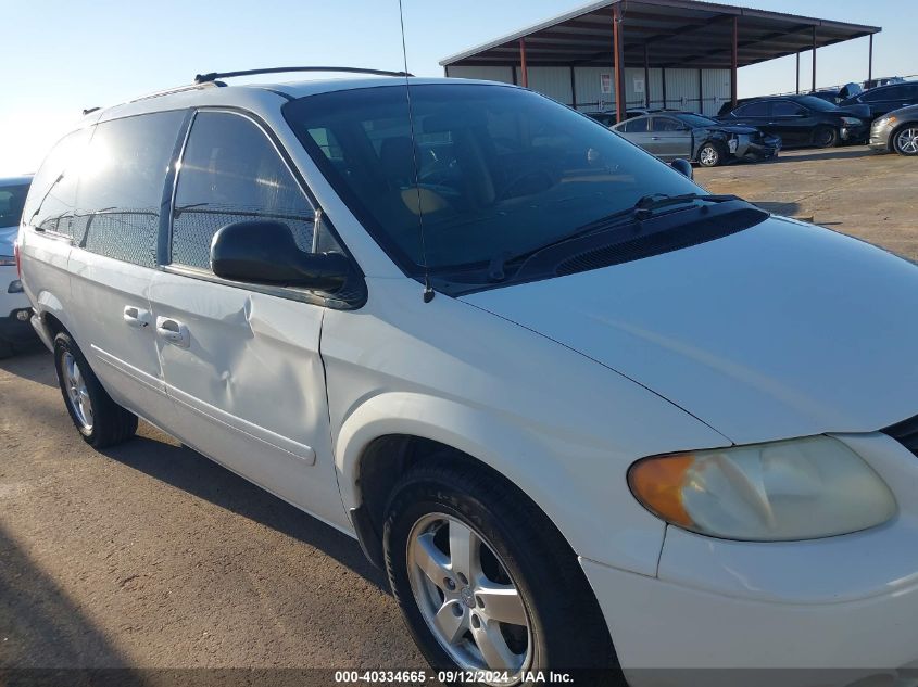 2007 Dodge Grand Caravan Sxt VIN: 2D4GP44L47R306921 Lot: 40334665