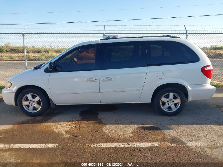 2007 Dodge Grand Caravan Sxt VIN: 2D4GP44L47R306921 Lot: 40334665