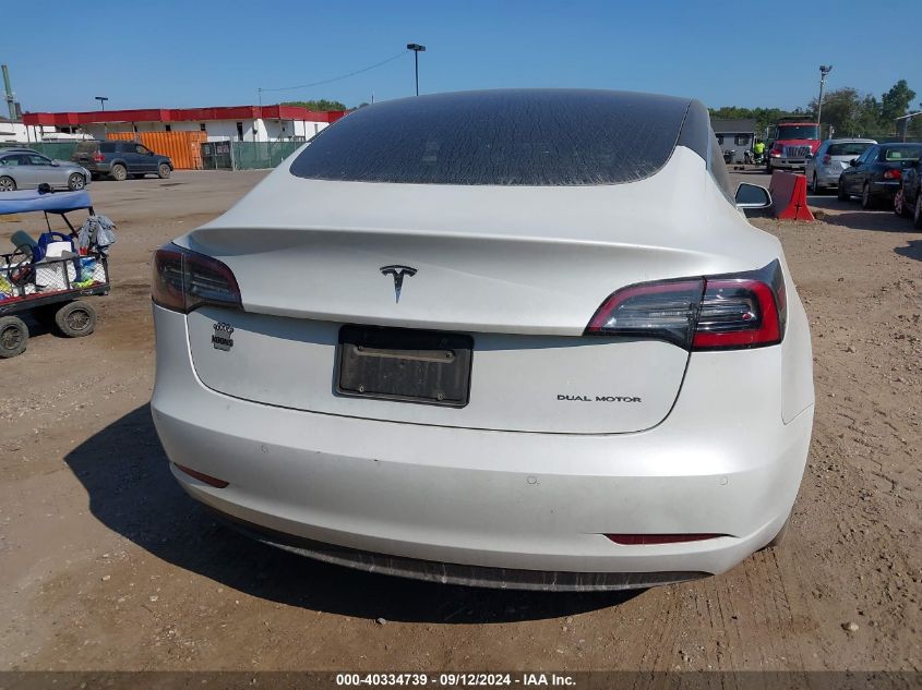 2020 Tesla Model 3 Long Range Dual Motor All-Wheel Drive VIN: 5YJ3E1EB3LF711356 Lot: 40334739