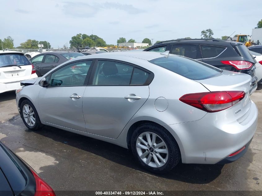 2017 Kia Forte Lx VIN: 3KPFL4A72HE016739 Lot: 40334748