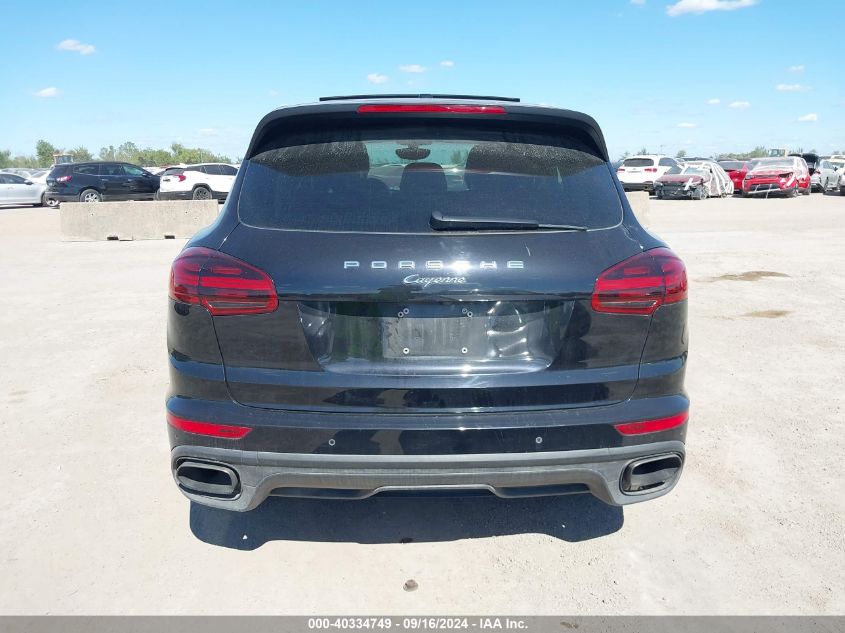 2016 Porsche Cayenne VIN: WP1AA2A20GLA10788 Lot: 40334749