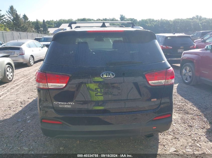 2016 Kia Sorento Lx/L VIN: 5XYPG4A38GG035853 Lot: 40334755