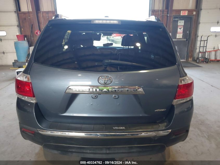 5TDDK3EH0CS139171 2012 Toyota Highlander Limited V6