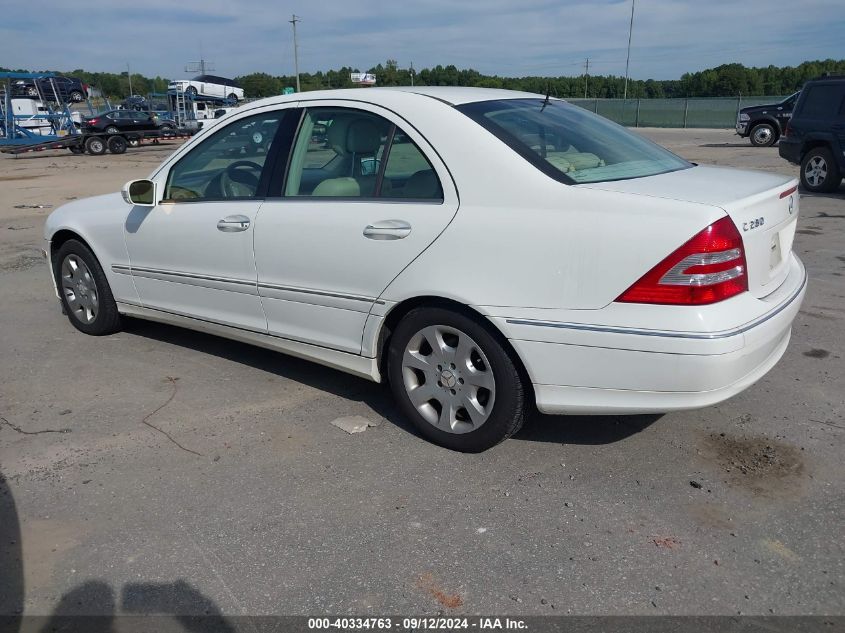 2006 Mercedes-Benz C 280 Luxury 4Matic VIN: WDBRF92H96F797964 Lot: 40334763