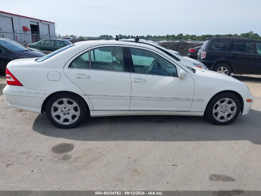 2006 Mercedes-Benz C 280 Luxury 4Matic VIN: WDBRF92H96F797964 Lot: 40334763