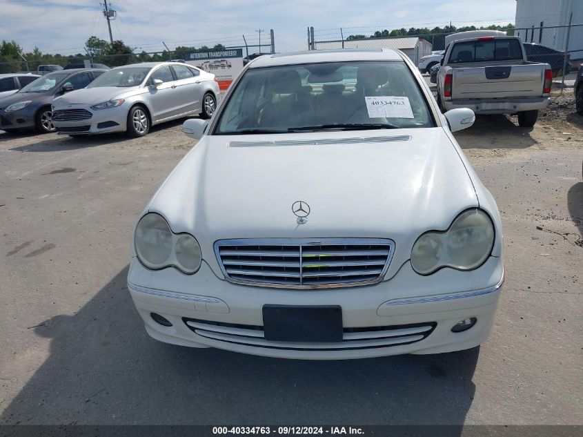 2006 Mercedes-Benz C 280 Luxury 4Matic VIN: WDBRF92H96F797964 Lot: 40334763