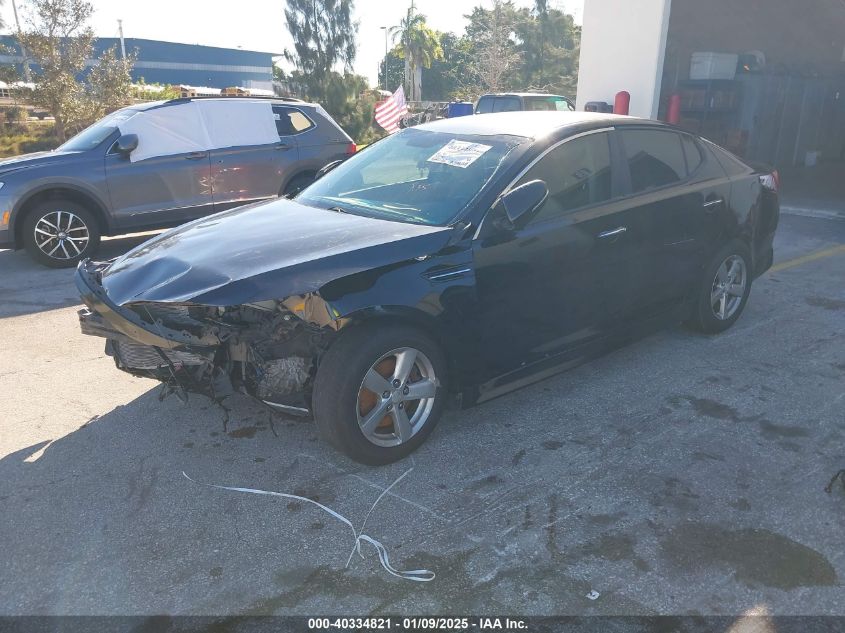 VIN 5XXGM4A75FG439580 2015 KIA Optima, LX no.2