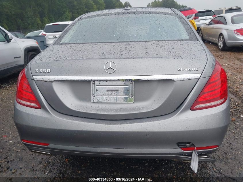 2014 Mercedes-Benz S 550 4Matic VIN: WDDUG8FB3EA057112 Lot: 40334850