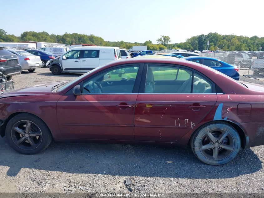 2007 Hyundai Sonata Se/Limited VIN: 5NPEU46F17H194094 Lot: 40334864