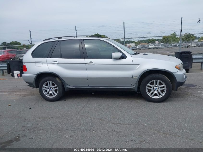 2006 BMW X5 3.0I VIN: 5UXFA13536LY45211 Lot: 40334936