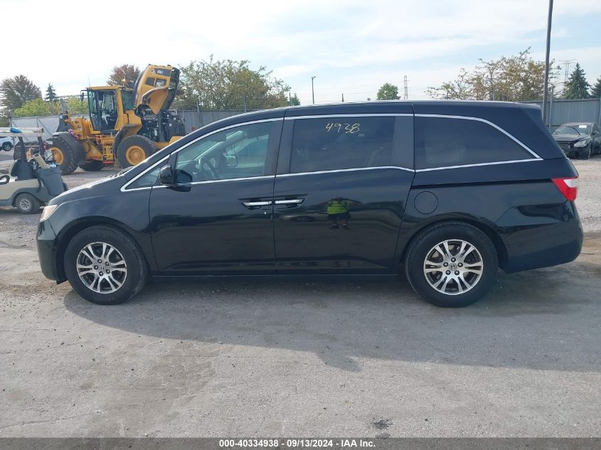 2013 Honda Odyssey Exl VIN: 5FNRL5H60DB090391 Lot: 40334938