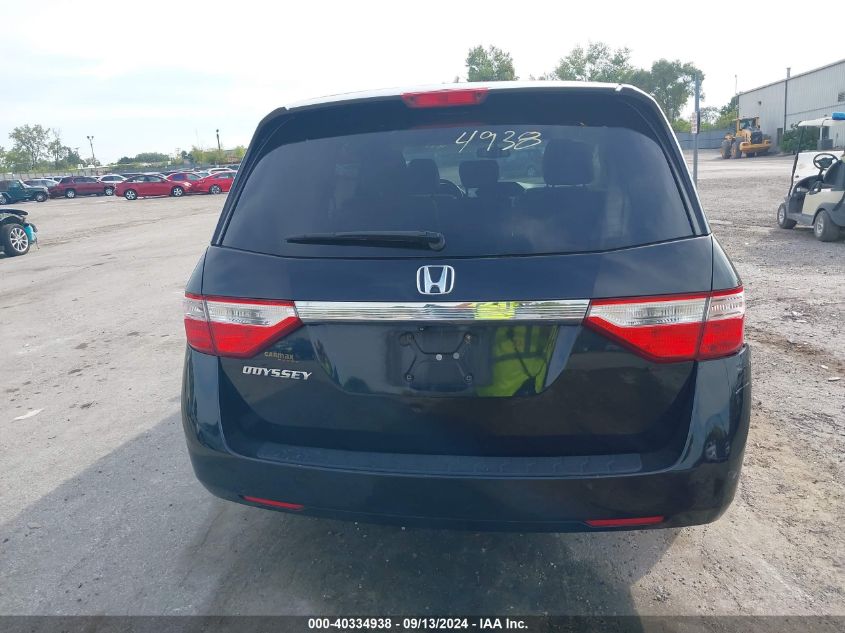 2013 Honda Odyssey Exl VIN: 5FNRL5H60DB090391 Lot: 40334938