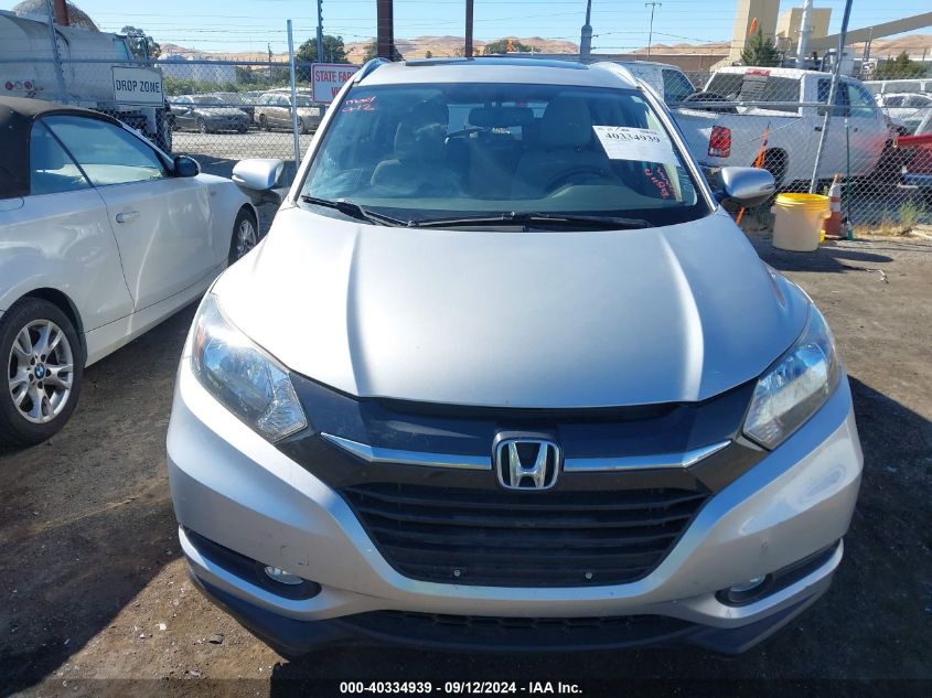 2016 Honda Hr-V Exl VIN: 3CZRU6H71GM741906 Lot: 40334939