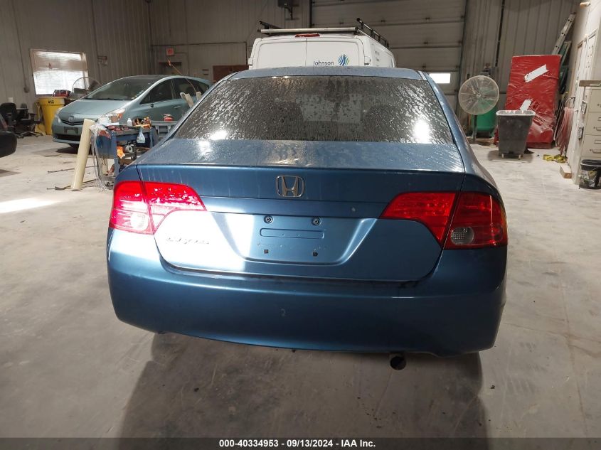 2008 Honda Civic Sdn Lx VIN: 1HGFA16568L021981 Lot: 40334953