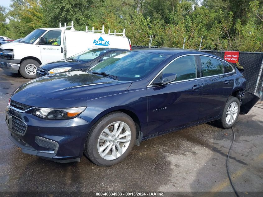 2017 Chevrolet Malibu Lt VIN: 1G1ZE5ST0HF110206 Lot: 40334983