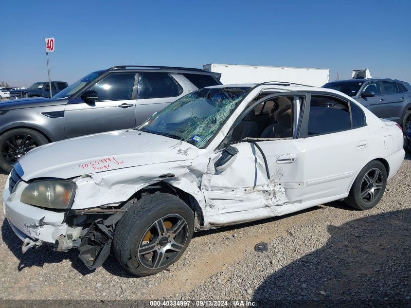 2006 Hyundai Elantra Gls/Gt/Limited VIN: KMHDN46D46U255980 Lot: 40334997