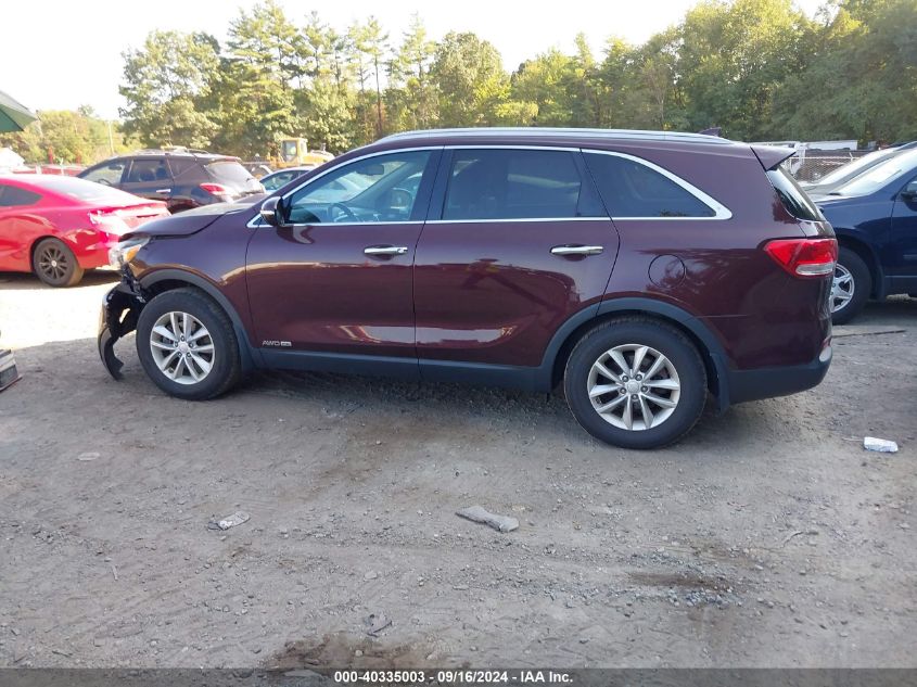 2017 Kia Sorento 3.3L Lx VIN: 5XYPGDA56HG220714 Lot: 40335003