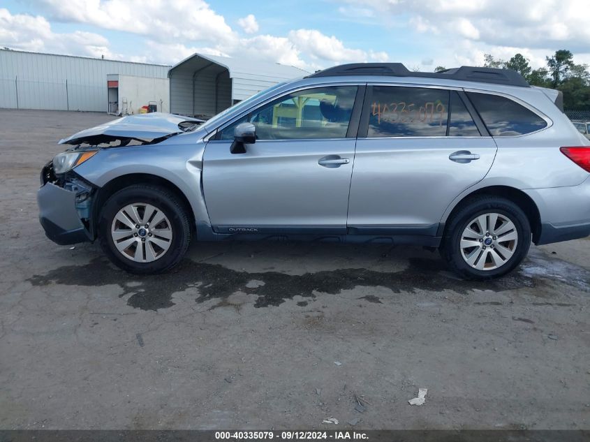 2017 Subaru Outback 2.5I Premium VIN: 4S4BSAHC7H3281601 Lot: 40335079